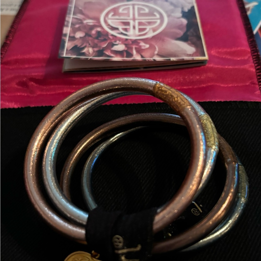 Budhagirl fawn moon all weather bangles sz small